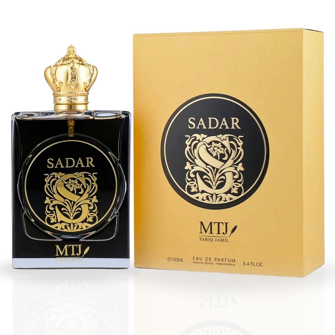 Sadar EDP Spray 100ML (3.4OZ) by MTJ | Long Lasting, Refreshing, Aquatic, Woody, Luxurious Unisex Scent.