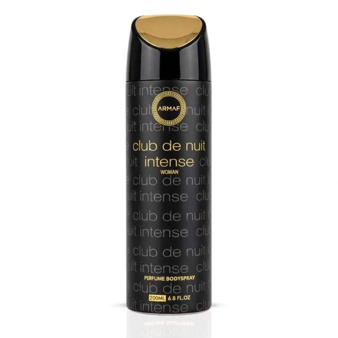 Armaf Club De Nuit Intense Woman deodorant spray 200ml bottle, sleek design with spray nozzle, for fresh, long-lasting scent.