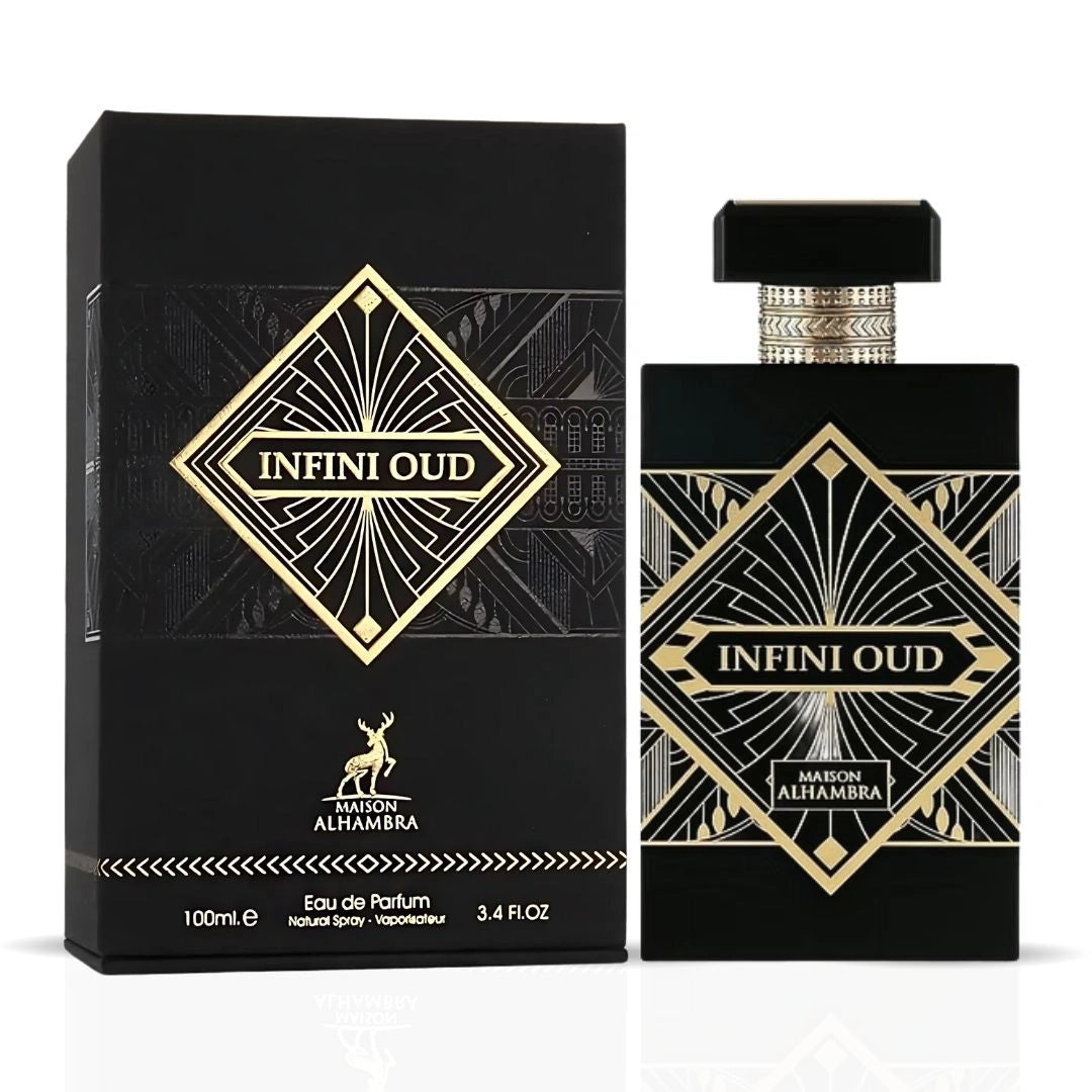 Infini Oud Eau de Parfum Spray 100ml (3.4 oz) by Maison Alhambra