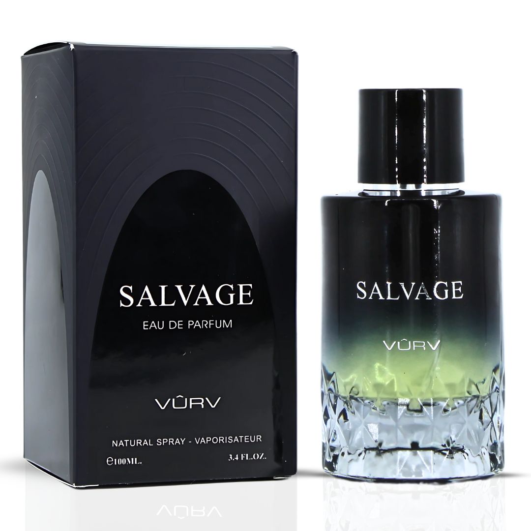Salvage Eau De Parfum Spray 100ML (3.4 OZ) by Vurv | A Zesty, Spicy Blend with Fresh Bergamot and a Warm, Woody Finish.
