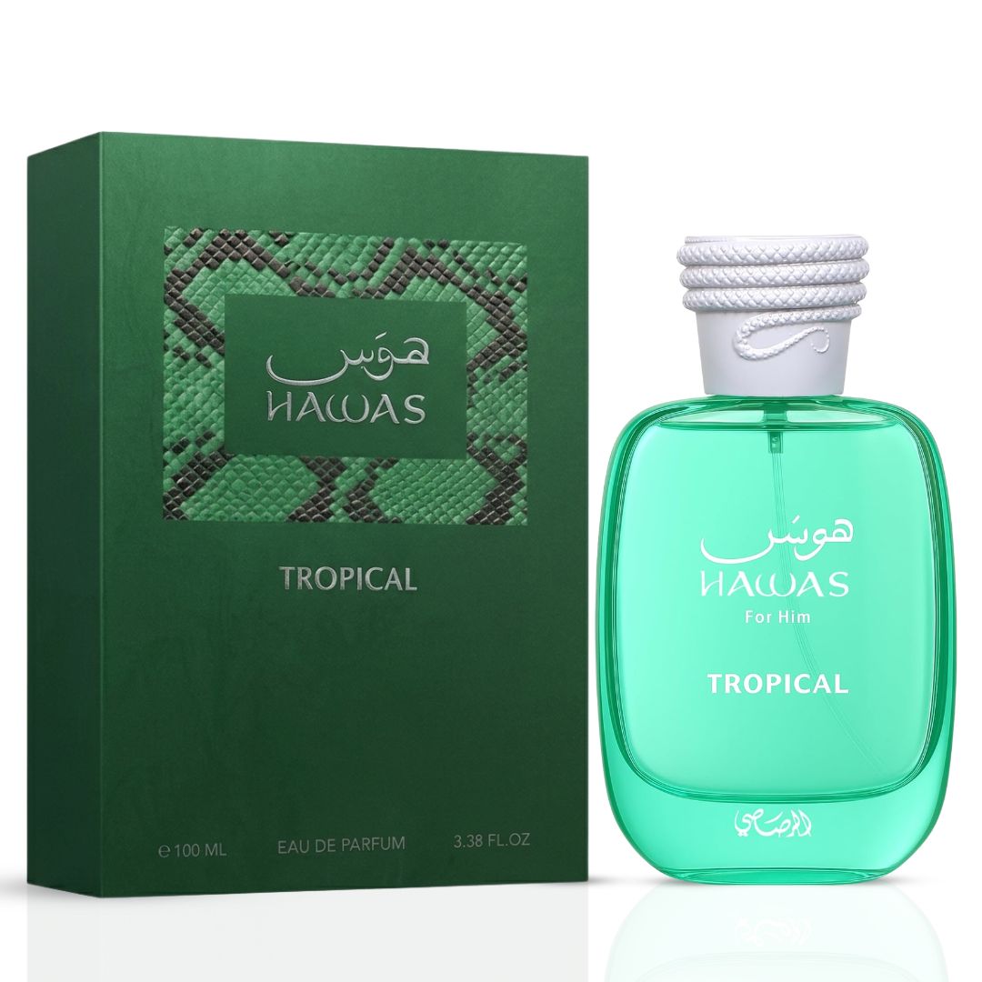 Hawas Tropical Eau de Parfum Spray 100ml (3.4 oz) by Rasasi