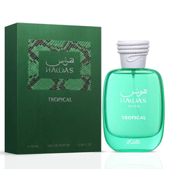 Hawas Tropical Eau de Parfum Spray 100ml (3.4 oz) by Rasasi