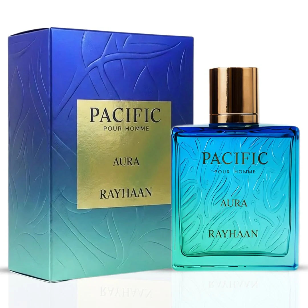 Pacific Aura Eau de Parfum Spray 100ml (3.4 oz) by Rayhaan
