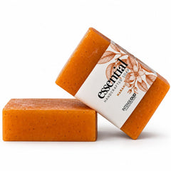 Handmade Naranji Soap by Intense Oud, 150g, showing the soap's textured surface with a natural orange hue.