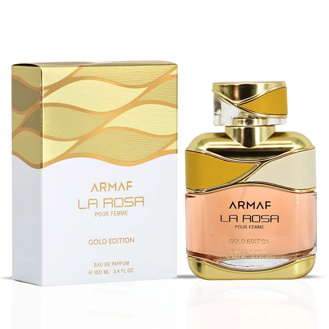 La Rosa Pour Femme Gold Edition Eau de Parfum Spray 100ml (3.4 oz) by Armaf