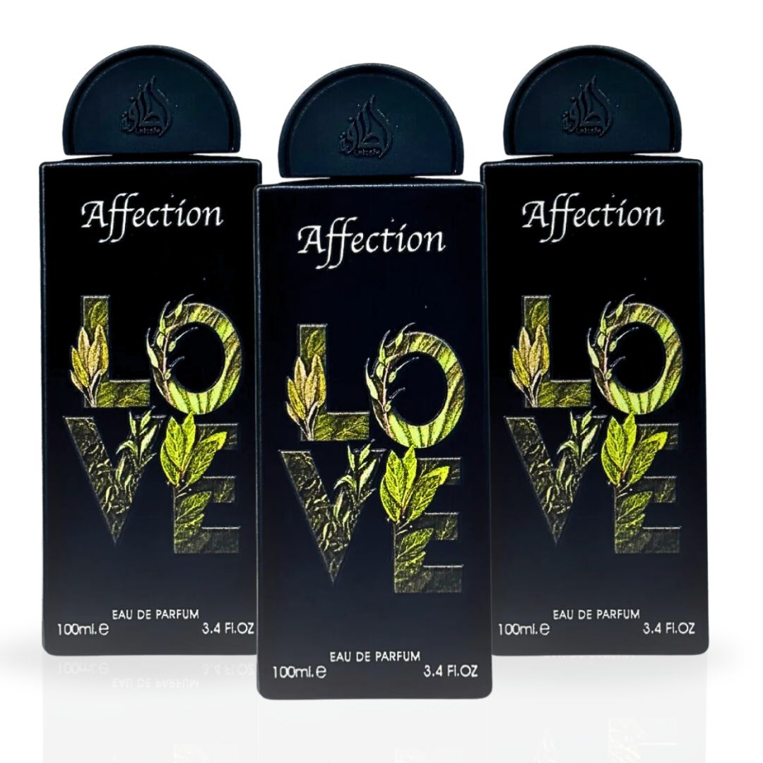 Affection EDP Spray 100ML (3.4 OZ) By Lattafa Pride | Long Lasting, Exquisite Unisex Scent of 2024. (PACK OF 3)