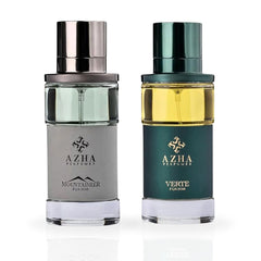 Mountaineer For Him & Verte for Him EDP Sprays 100ML (3.4 OZ) by Azha | Long Lasting, Luxurious Scents. (AMAZING BUNDLE)