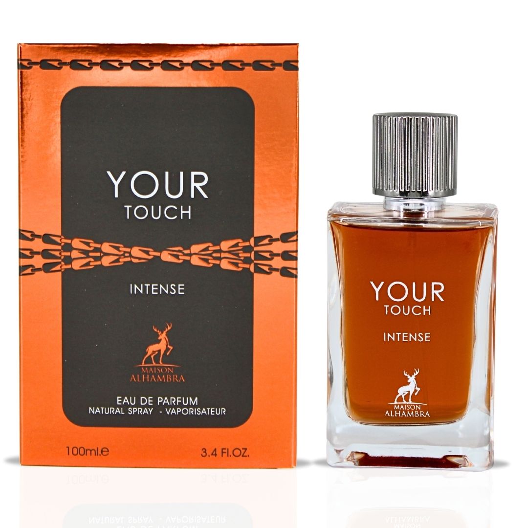 Your Touch Intense Eau De Parfum Spray 100ML (3.4 OZ) By Maison Alhambra | A Luxurious, Sweet-Spicy Fragrance With A Warm Finish.