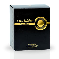 Sensual Oud EDP Spray 100ML (3.4 OZ) By RISALA | Dive Into The Luxurious And Enchanting Essence Of Exotic Fragrance.