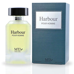 Harbour Pour Homme EDP Spray 100ML (3.4OZ) by MTJ | Long Lasting, Floral, Spicy, Aquatic, Woody, Masculine Scent.