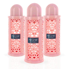 NOW WOMEN EDP Spray 100ML (3.4 OZ) by RAVE | Long Lasting, Luxurious & Feminine Scents. (PACK OF 3)