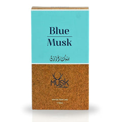 BLUE MUSK WATER PERFUME 30ML (1.01 OZ) By Hamidi | Indulge In Soothing Essence Of This Powdery Floral Fragrance.