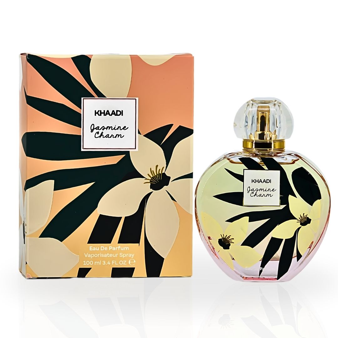 Jasmine Charm EDP Spray 100ML (3.4 OZ) by Khaadi | Long Lasting, Floral, Musky, Exotic Perfumes.