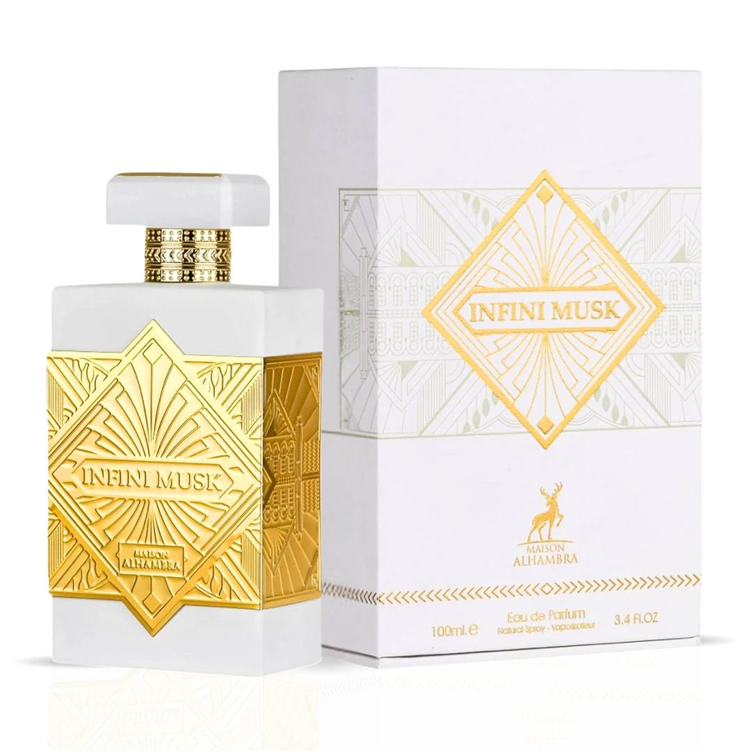 Infini Musk Eau de Parfum Spray 100ml (3.4 oz) by Maison Alhambra