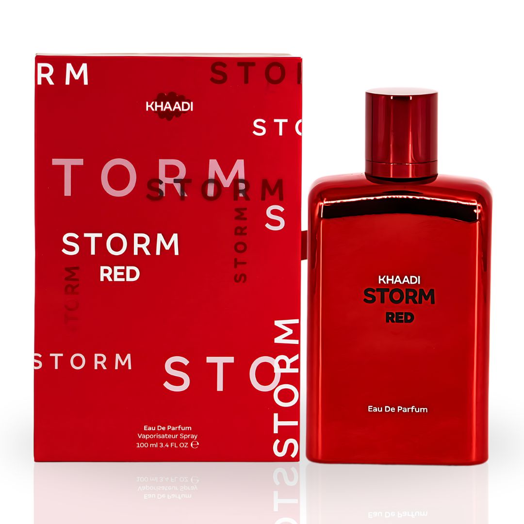 Storm Red EDP Spray 100ML (3.4 OZ) by Khaadi | Long Lasting, Warm Spicy and Woody Perfumes.