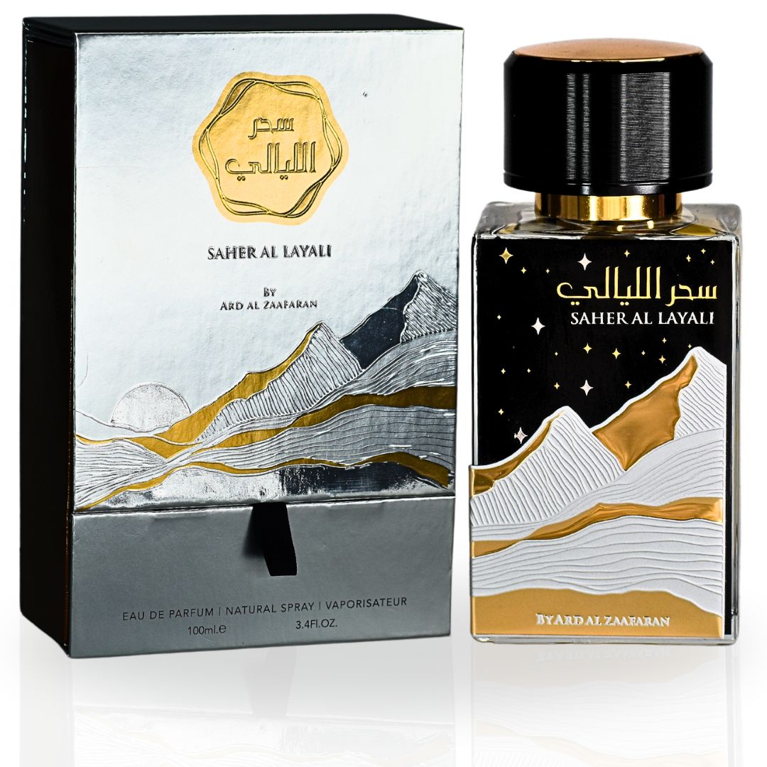 Saher Al Layali EDP Spray 100ML (3.4 OZ) By Ard Al Zaafaran | A Long Lasting Impression Of Elegance And Refinement.