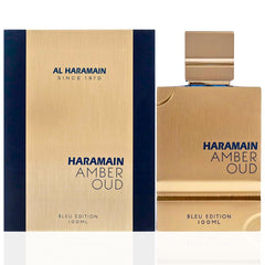 Amber Oud Bleu Edition EDP Spray 100ML (3.33 OZ) By Al Haramain | Long Lasting, Refreshing, Luxurious Blend Of Aromatic Fragrances.