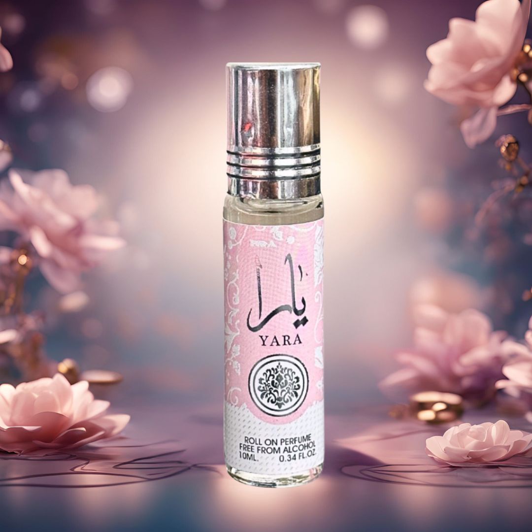 YARA Roll On Perfume Oil CPO  10ML (0.34 OZ) By Ard Al Zaafaran | Captivating Aroma for the Modern Women. (PACK OF 6)