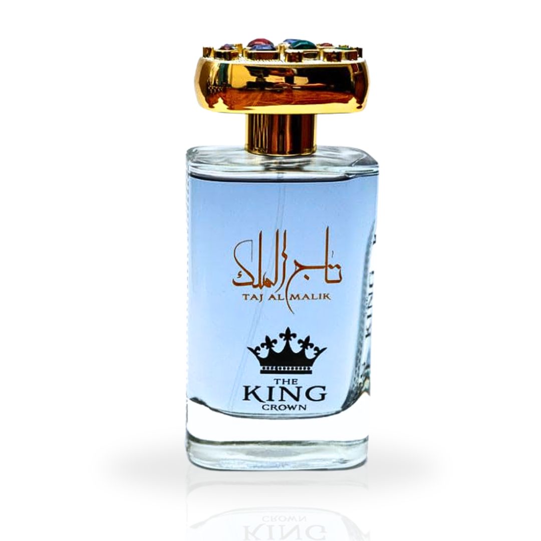 Taj Al Malik EDP Spray 100ML (3.4 OZ) By Ard Al Zaafaran | Experience The Allure Of This Warm Spicy & Floral Fragrance.