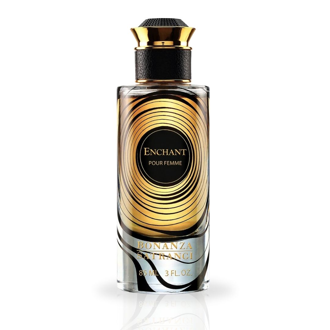 Enchant Pour Femme EDP Spray 85ML (3.0 OZ) by Bonanza Satrangi | Long Lasting, Elegant, Warm, Sensual, Luxurious Fragrance.