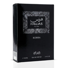 Hawas Kobra Eau de Parfum Spray 100ml (3.4 oz) by Rasasi