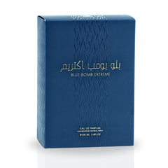 Blue Bomb Extreme EDP Spray 100ML (3.4 OZ) By RISALA | Long Lasting, Luxurious, Exquisite & Captivating Aroma.