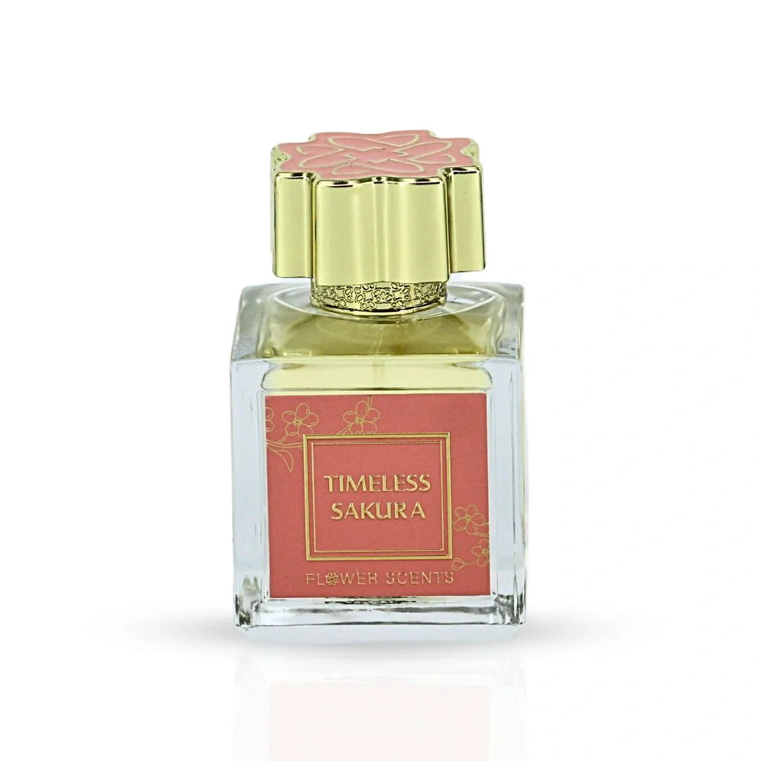 Timeless Sakura Eau de Parfum Spray 65ml (2.2 oz) by Flower Scents | Fruity, Floral, Softly Sensual — Like Spring in a Bottle