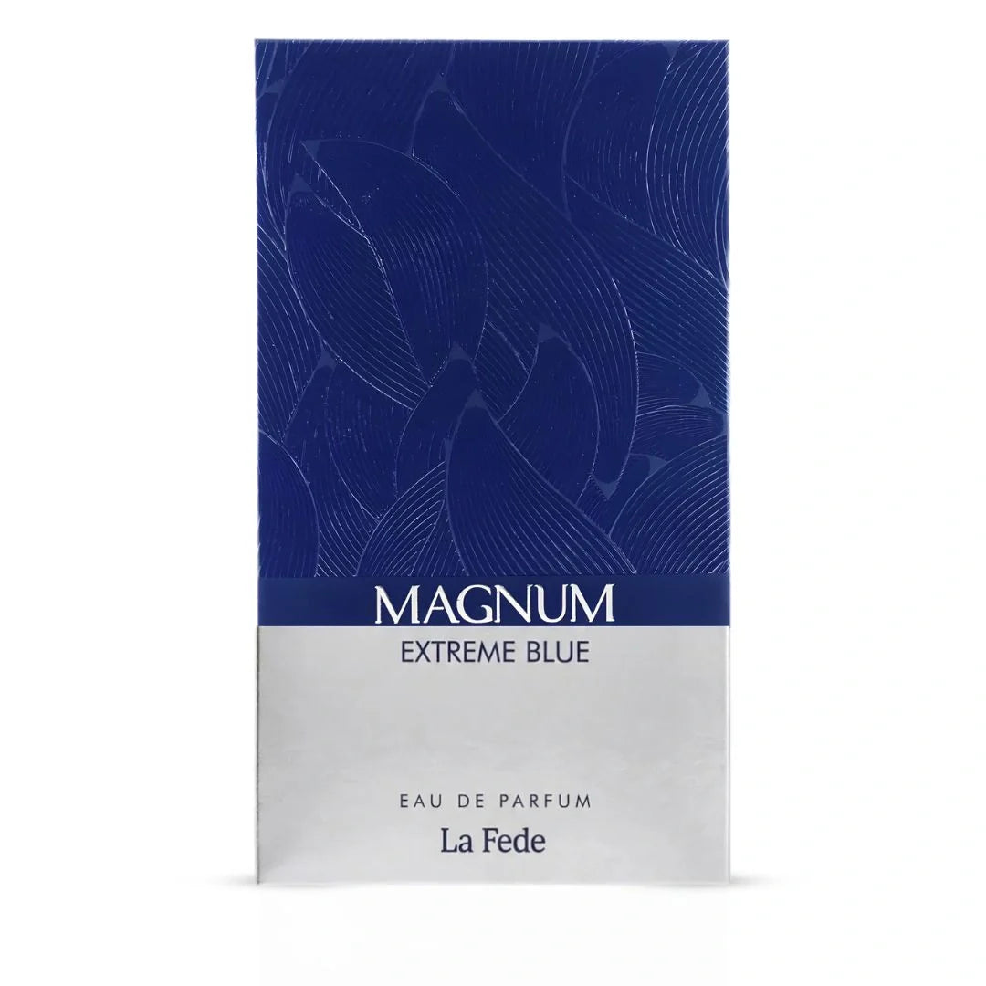 La Fede Magnum Extreme Blue Eau de Parfum Spray 100ml (3.4 oz) by Khadlaj