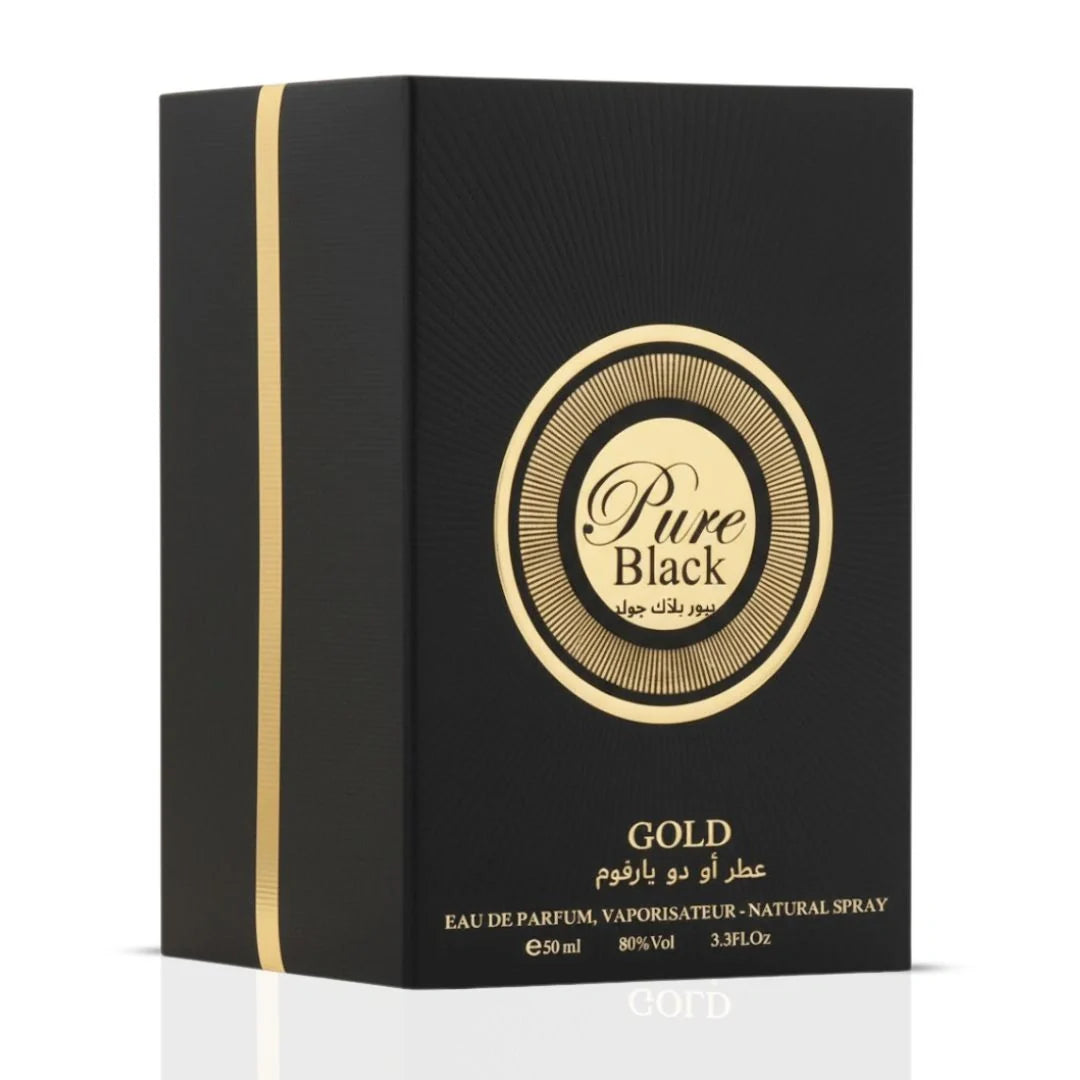 Pure Black Gold Eau de Parfum Spray 100ml (3.4 oz) by Oud Elite