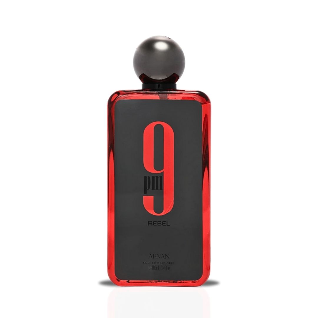 9PM Rebel Eau De Parfum Spray 100ML (3.4 OZ) By Afnan | Fruity Freshness Meets Woody Sweetness.