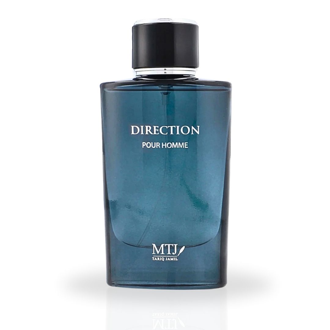 Direction Pour Homme EDP Spray 100ML (3.4 OZ) by MTJ | Long Lasting, Refreshing, Floral, Woody, Luxurious Masculine Scent.