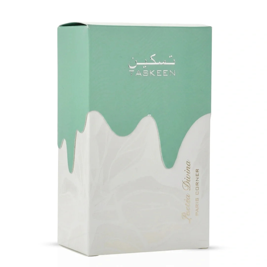 Taskeen Lactéa Divina Eau de Parfum spray by Paris Corner, 100ml bottle with elegant packaging and floral fragrance design