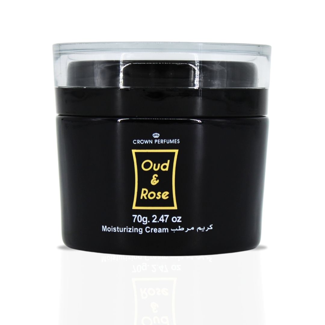 Oud & Rose Moisturizing Cream 70GMS By Al Rehab | Deeply Hydrating, Soothing, Revitalizes Dry Skin, Floral Fragrance.