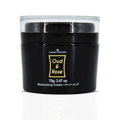 Oud & Rose Moisturizing Cream 70GMS By Al Rehab | Deeply Hydrating, Soothing, Revitalizes Dry Skin, Floral Fragrance.
