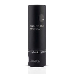 Armaf Club De Nuit Intense Man 10ml travel size Eau de Toilette spray, sleek bottle with black and silver design.