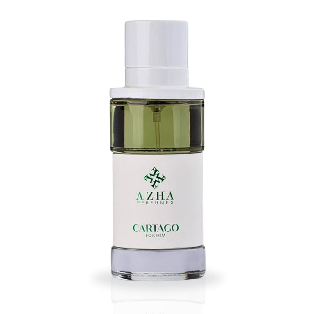 Cartago For Him EDP Spray 100ML (3.3 OZ) by Azha | Experience the Exotic Essence of This Enchanting Fragrance.