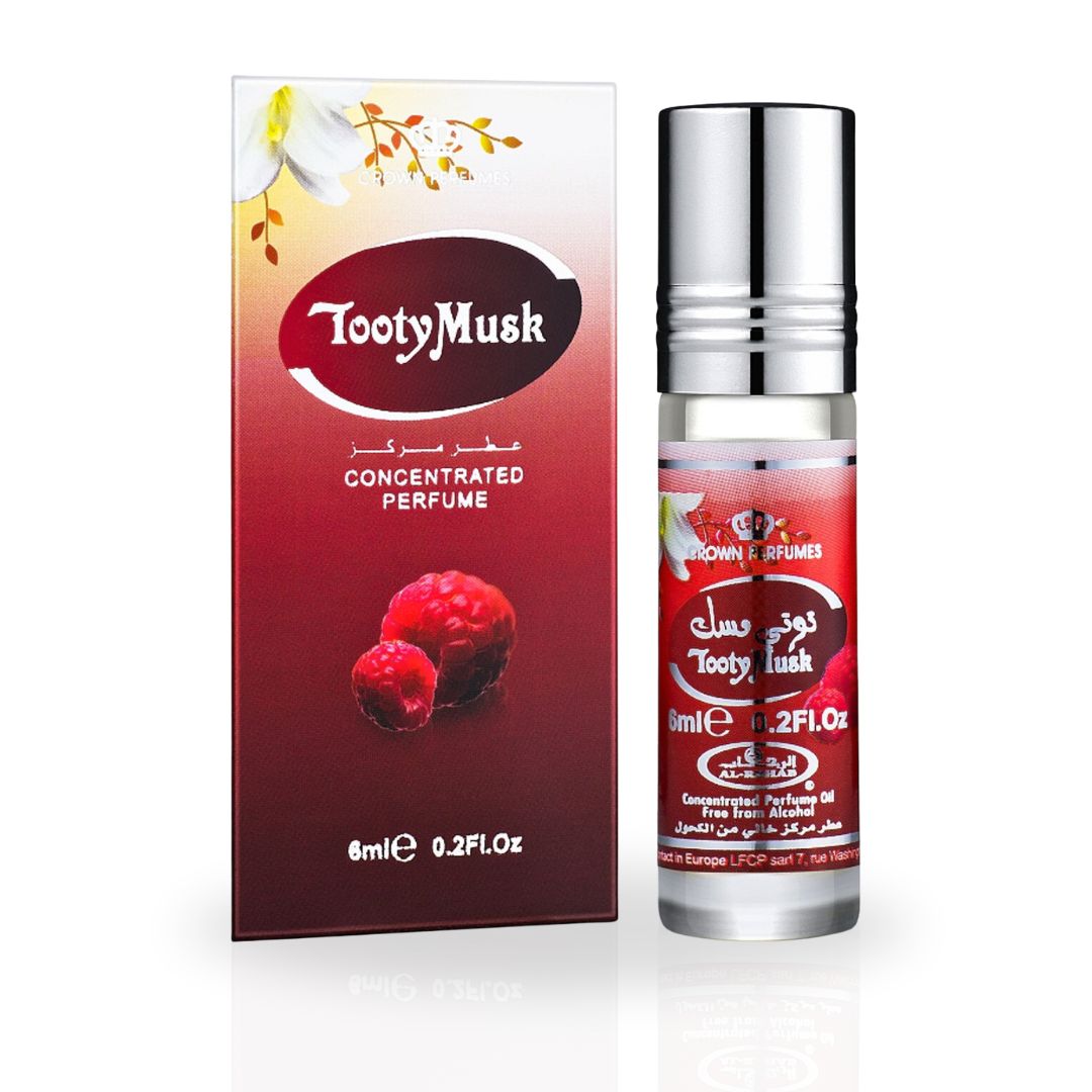 Tooty Musk 6ml (0.2 OZ) Perfume Oil By Al Rehab (PACK OF 3)