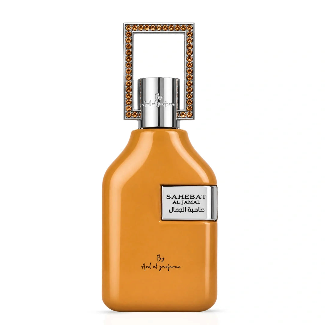Ard Al Zaafaran Sahebat Al Jamal Eau de Parfum spray 100ml bottle with elegant packaging and floral fragrance design
