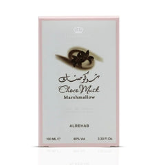 Choco Musk Marshmallow Eau de Parfum Spray 100ml (3.4 oz) by Al Rehab - Intense Oud