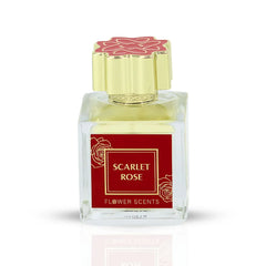 Scarlet Rose Eau de Parfum Spray 65ml (2.2 oz) by Flower Scents | Opulent Rose, Creamy Woods & Golden Amber Warmth