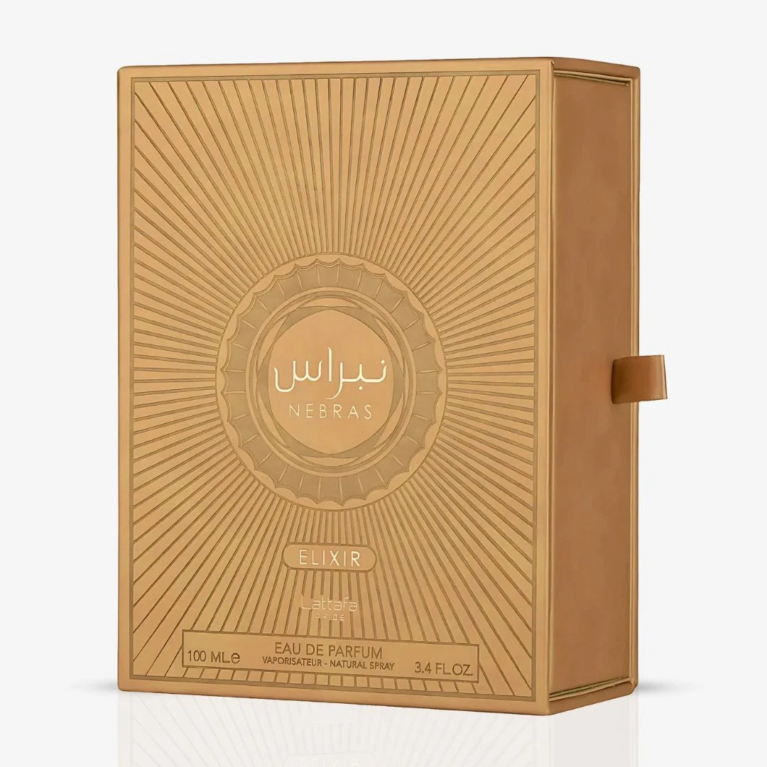 Nebras Elixir Eau de Parfum Spray 100ml (3.4 oz) by Lattafa Pride