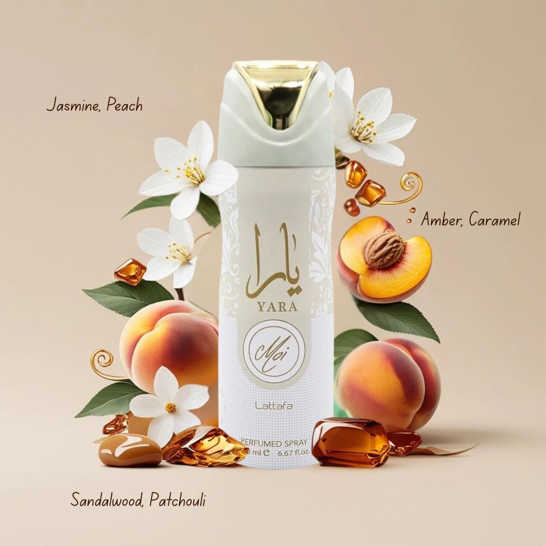 Yara Moi Deodorant Spray 200ML (6.7 OZ) by Lattafa