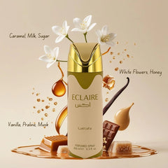Eclaire Deodorant Spray 200ML (6.7 OZ) by Lattafa