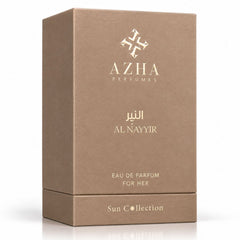 Azha Al Nayyir Eau de Parfum spray 100ml bottle, elegant design, showcasing the luxurious fragrance packaging.