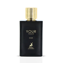 Your Touch Oud Eau De Parfum Spray 100ML (3.4 OZ) by Maison Alhambra | A Rich Blend of Honey, Oud & Smoky Tobaco with a Woody Finish.