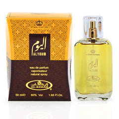 Al Youm EDP Spray 50ML (1.65 OZ) By Al Rehab | A Spicy, Rich, And Indulgent Fragrance With Layered Sweetness.