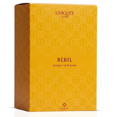 Beril Extrait de Parfum by Unique'e Luxury in 100ml spray bottle, showcasing elegant packaging of this EDP extrait de parfum.