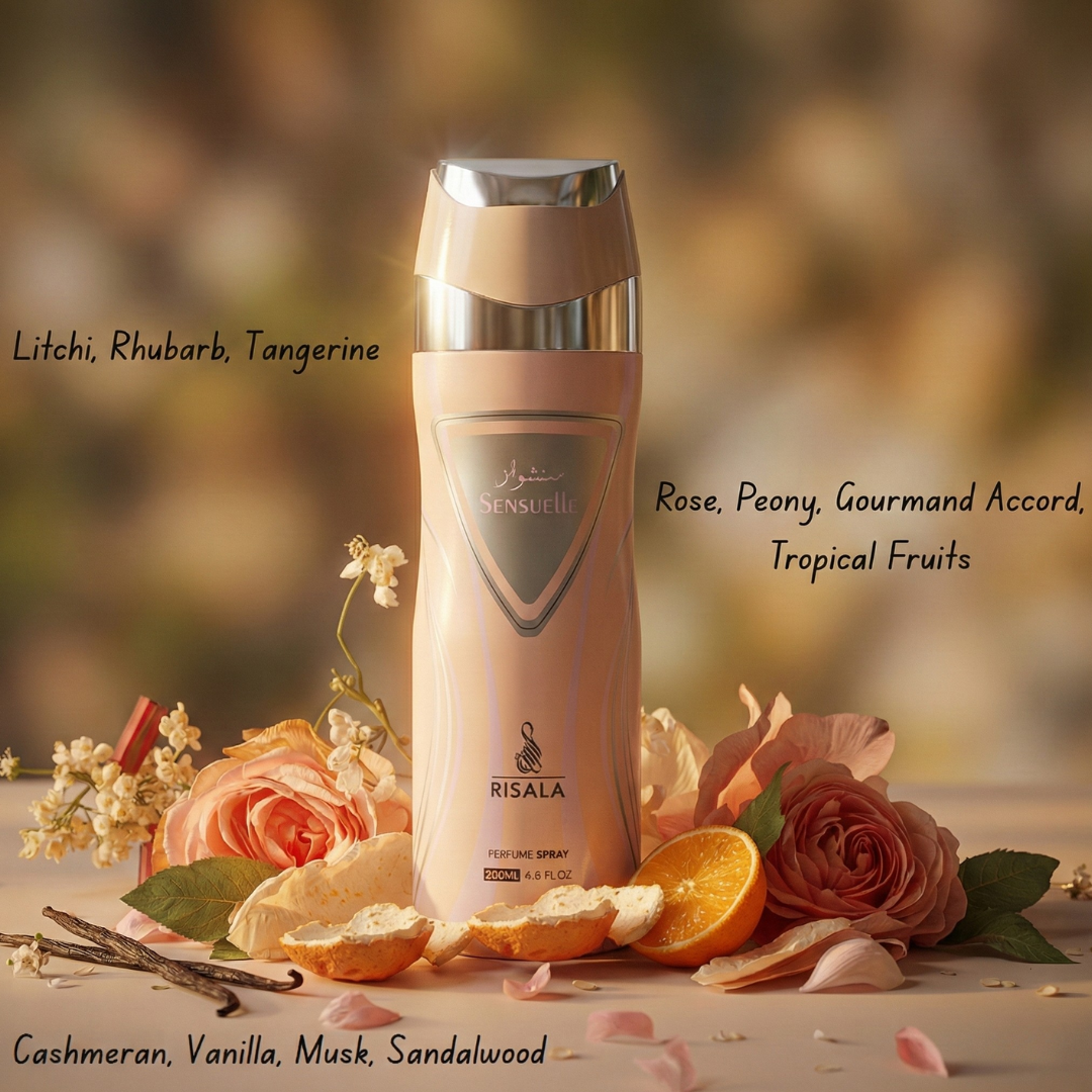 Sensuelle Perfumed Body Spray 200ml (6.8 oz) by Risala