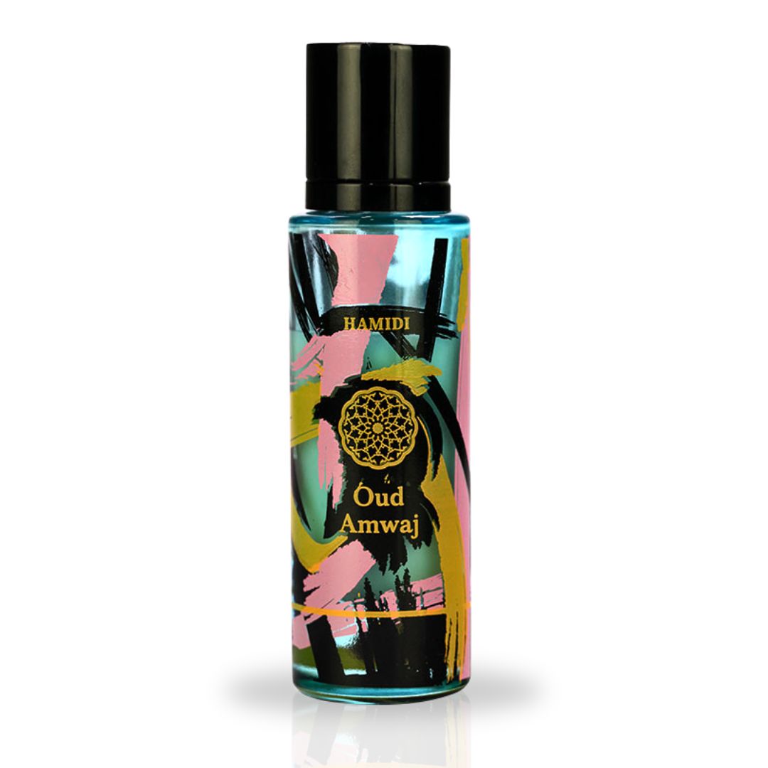 OUD AMWAJ Water Perfume Spray 30ML (1.01 OZ) By Hamidi | Elevate Your Senses With This Woody Fragrance.