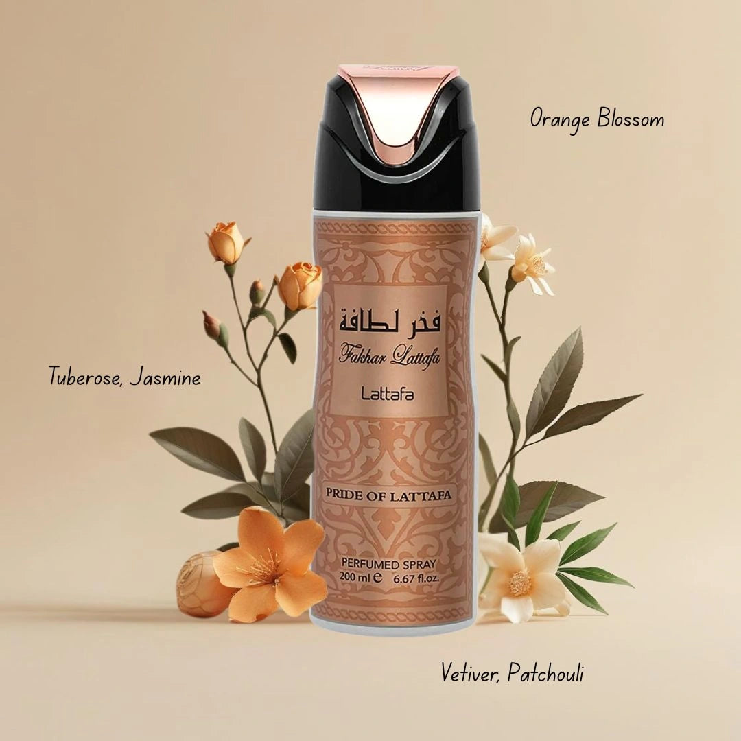 Fakhar Women Deodorant Spray 200ml (6.7 oz) by Lattafa